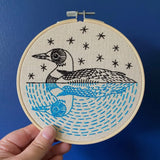 Loon Embroidery Kit