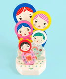 Masha & Her Friends: Wooden Nesting Doll Puzzle