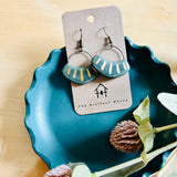 Ocean View Striped Earrings