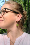 Mossy Hoop Earrings Nature's Jewelry Botanical Garden