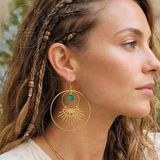 Celestial Quartz Druzy Statement Earrings
