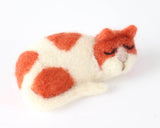 Cat Brooch Needle Felting Kit | Beginner Craft Kit