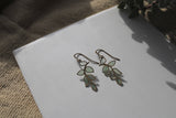 Senecio // Stained Glass Resin Earrings