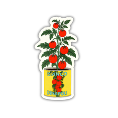Tomato Plant Sticker – Vintage San Marzano Tomato Can Garden
