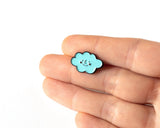 Smiley Cloud Enamel Pin