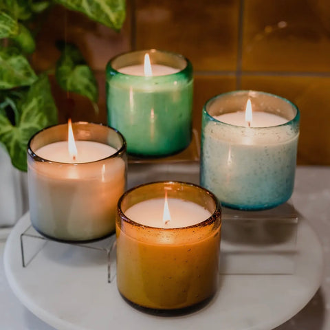Effervescent Sea Glass Candles