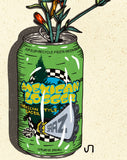 Mexican Logger Beer Can Print