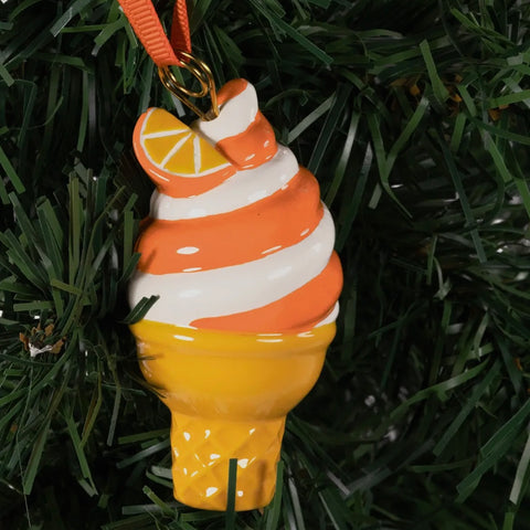 Dreamsicle Ice Cream Ornament