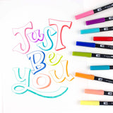 Dual Brush Pen Art Markers: Retro - 10-Pack