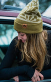 Floral Foldover Beanie