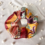 Ethically Made Pattern Satin Scrunchie | Made By Women