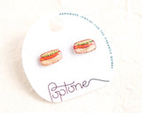 Hot Dog Cute Post Earrings