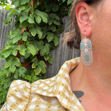 Nouveau // Stained Glass Resin Earrings