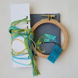 Chameleon Embroidery Kit