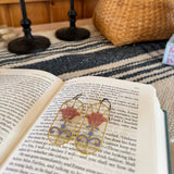 Wrought Iron // stained glass resin earrings