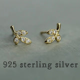 Leaf Petal Stud Earrings