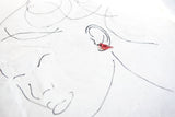 Red Cardinal Winter Bird Stud Earrings