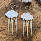 Boho Rain Cloud Earrings