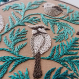 Winter Birds Embroidery Kit