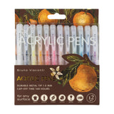 Acrylic Pens 12 colors - Citrus