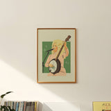 Dolly Parton Banjo 1976 Art Print