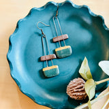 Patina & Natural Clay Earrings