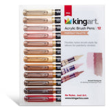 PRO Acrylic Paint Brush Pens - 12 Portrait Colors