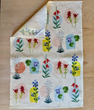 Desert Botanical Linen Tea Towel