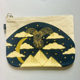 Moonlit Large Zipper Pouch