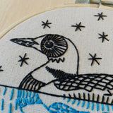 Loon Embroidery Kit