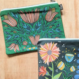 Botanical Zipper Pouch