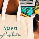 Novel Aesthetic Tote Bag