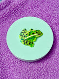 Leopard Frog French Hair Clip