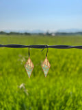 Moonrise // stained glass resin earrings