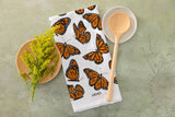 Monarch Flight Tea Towel - Butterfly Kitchen Towel Decor