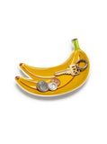 Ceramic Trinket & Jewelry Tray / Dish - Ripe Bananas