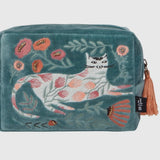 Catbloom Embroidered Pouch