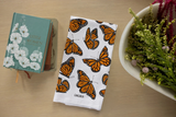Monarch Flight Tea Towel - Butterfly Kitchen Towel Decor