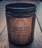 Vintage Wooden Wick Candle – Art Deco 1920s Inspired Scented Candle Gift