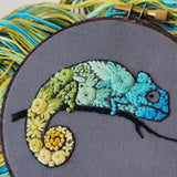 Chameleon Embroidery Kit