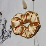 Handmade By Survivors | Gold Satin Scrunchie