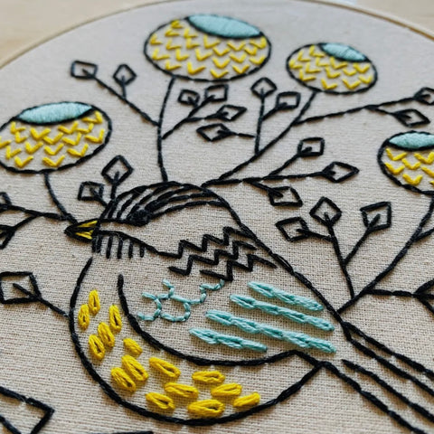 Chickadee Embroidery Kit