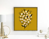 Sunshine Daisies - floral illustration prints