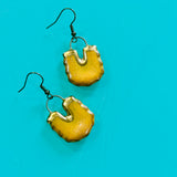 Scalloped Ceramic Earrings