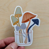 Mushroom Jar Sticker