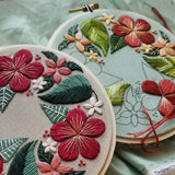 Floral Flourish Embroidery Kit