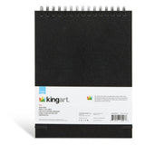 Black Paper DIY Large Sketchbook - 8" x 10.5" - 75 Sheets