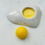 Ceramic Salt & Pepper Egg Tea Light Candle Holder