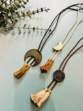 Ceramic Bolo Necklace