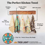 Kitchen Tea Towel Quick Dry | Midnight Mushroom
